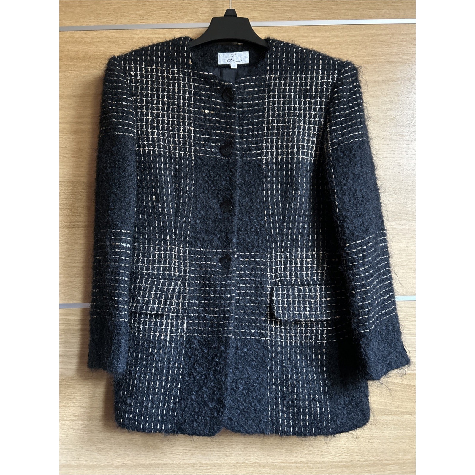 Laura Leigh Ltd Wool & Mohair Coat - Women’s Sz 6 - Lined - 4 Button Close